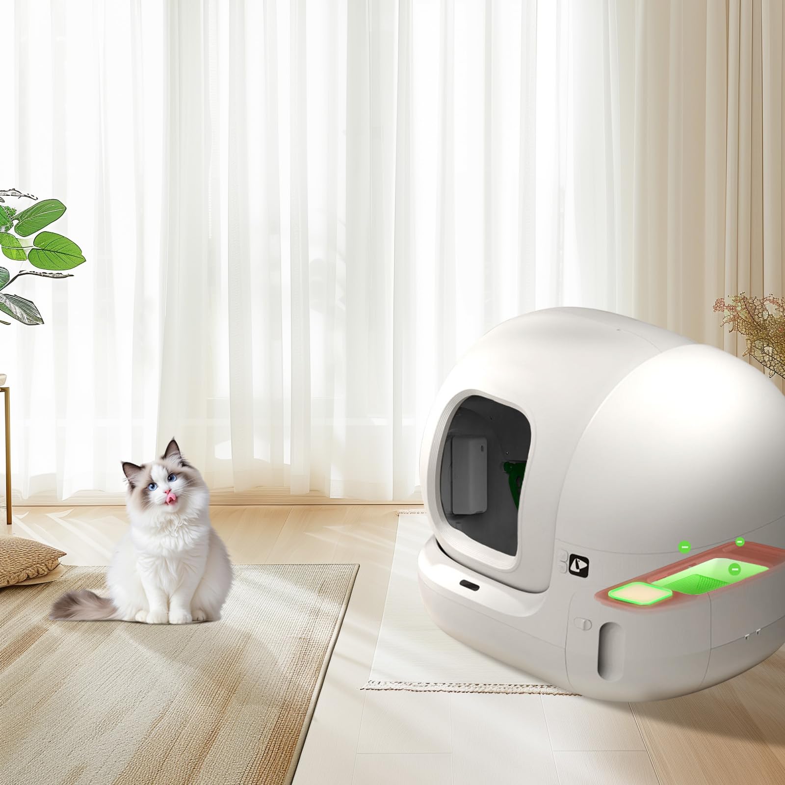 6 unidades N50 2.0 Eliminador de olores para PETKIT Pura Max/Pura Max 2 / Purobot Max Pro Autolimpiante Gato, eliminador de olores para eliminar olores persistentes de mascotas