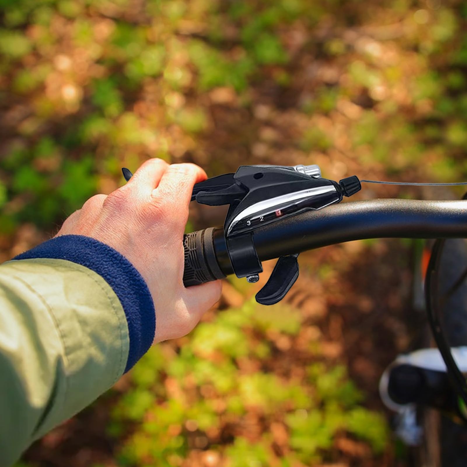 Cambio a 9 velocità, parti di ricambio in lega di alluminio, 1 paio di leve per freno a sinistra e destra, per bici pieghevole, per strada, pendolarismo, turismo, fitness, allenamento