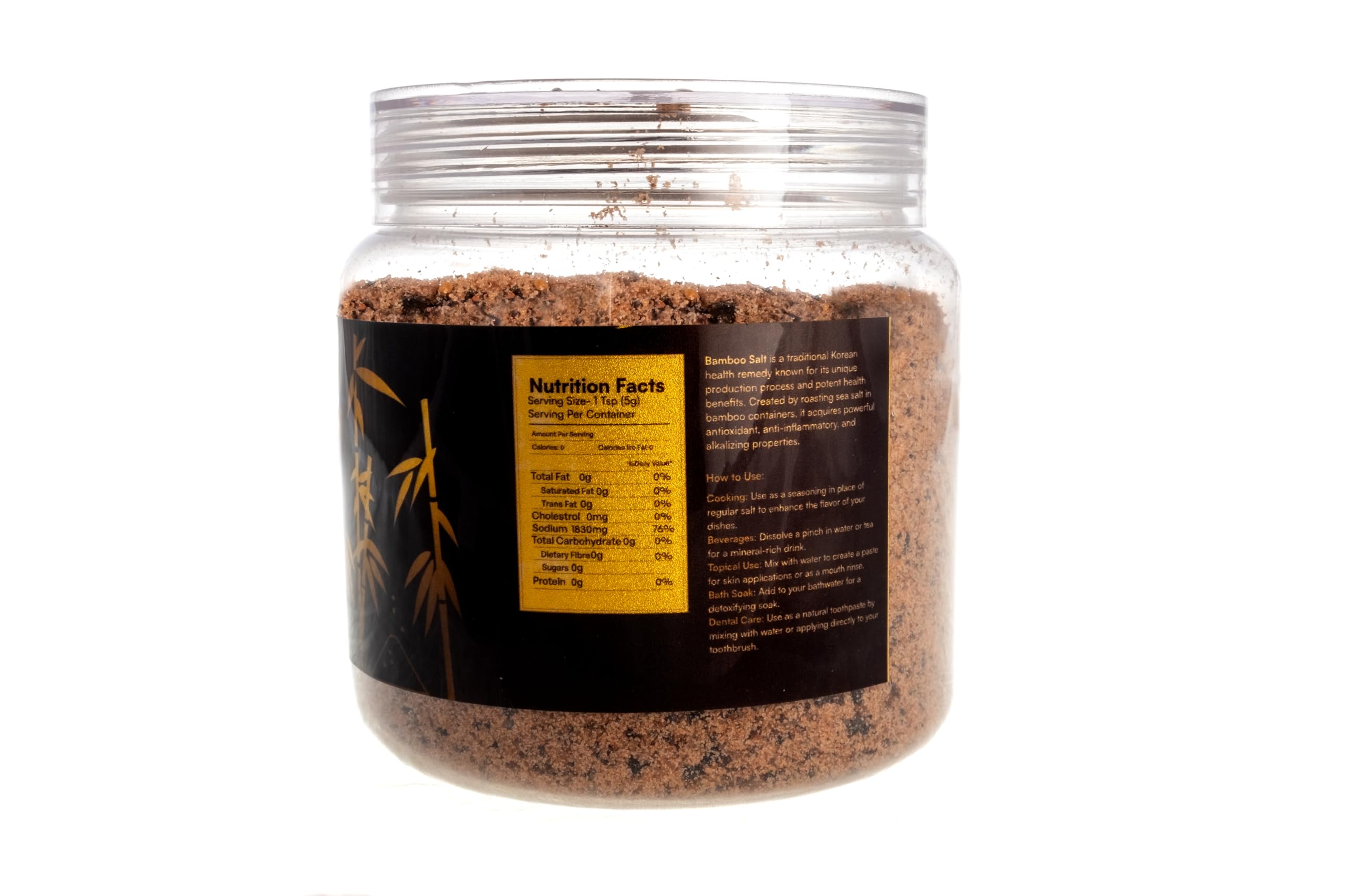7VED Bamboo Salt, 1kg - Antioxidant, Anti-inflammatory, Supports Joint & Bone Health, Heart Health, Immune Booster, Detoxifier, Alkalizing Effect - Image 4 thumbnail