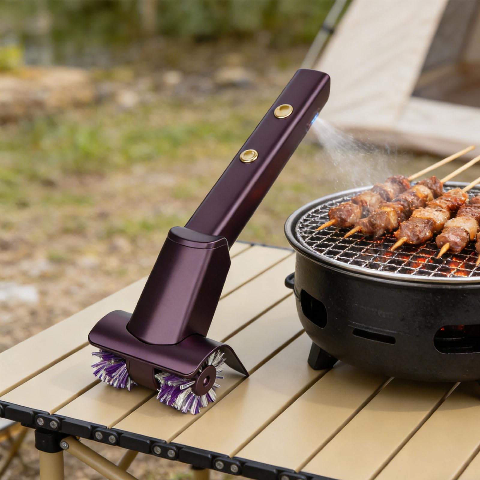Spazzola per Griglie elettriche Spazzola elettrica abrasiva Adatta per cucine Commerciali e Attrezzature per grigliate domestiche Barbecue
