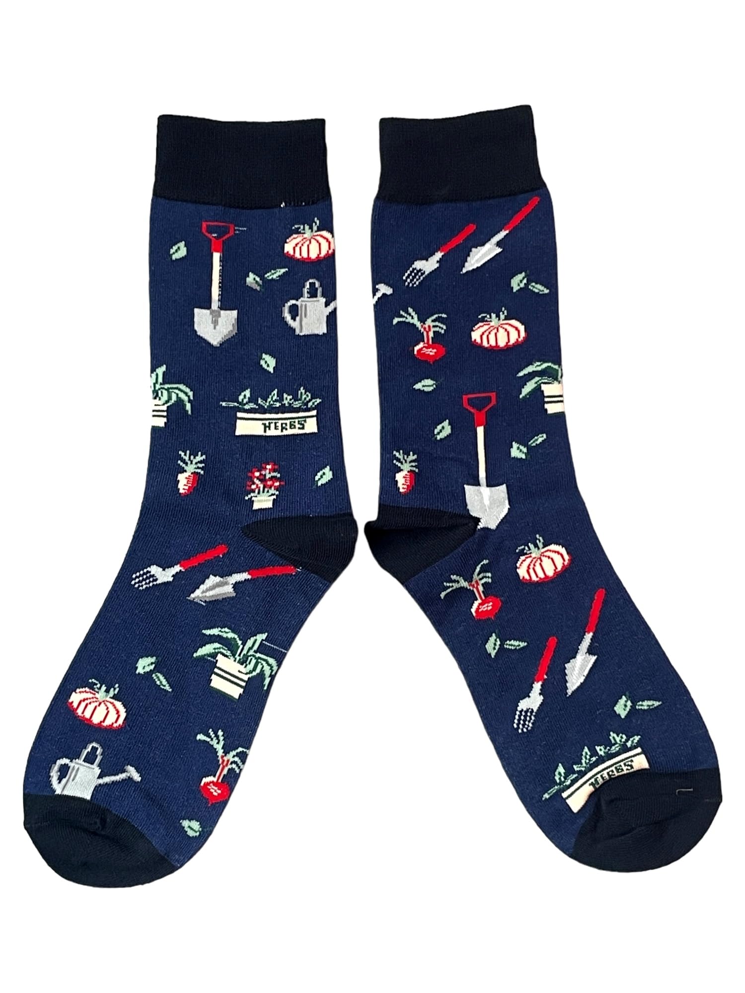 Sock Shack Women's Blue Gardener Allotment Gardening One Pair Multicoloured Socks 4-8 Uk / 37-42 Eur / 6-10 Us