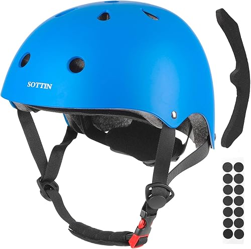 Casco para niños pequeños, casco de bicicleta para niños de 2 a 8 años, cascos ajustables y seguridad multideportiva para ciclismo, patinaje,
