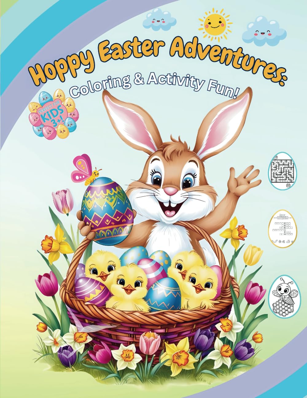 Hoppy Easter Adventures: Coloring & Activity Fun!