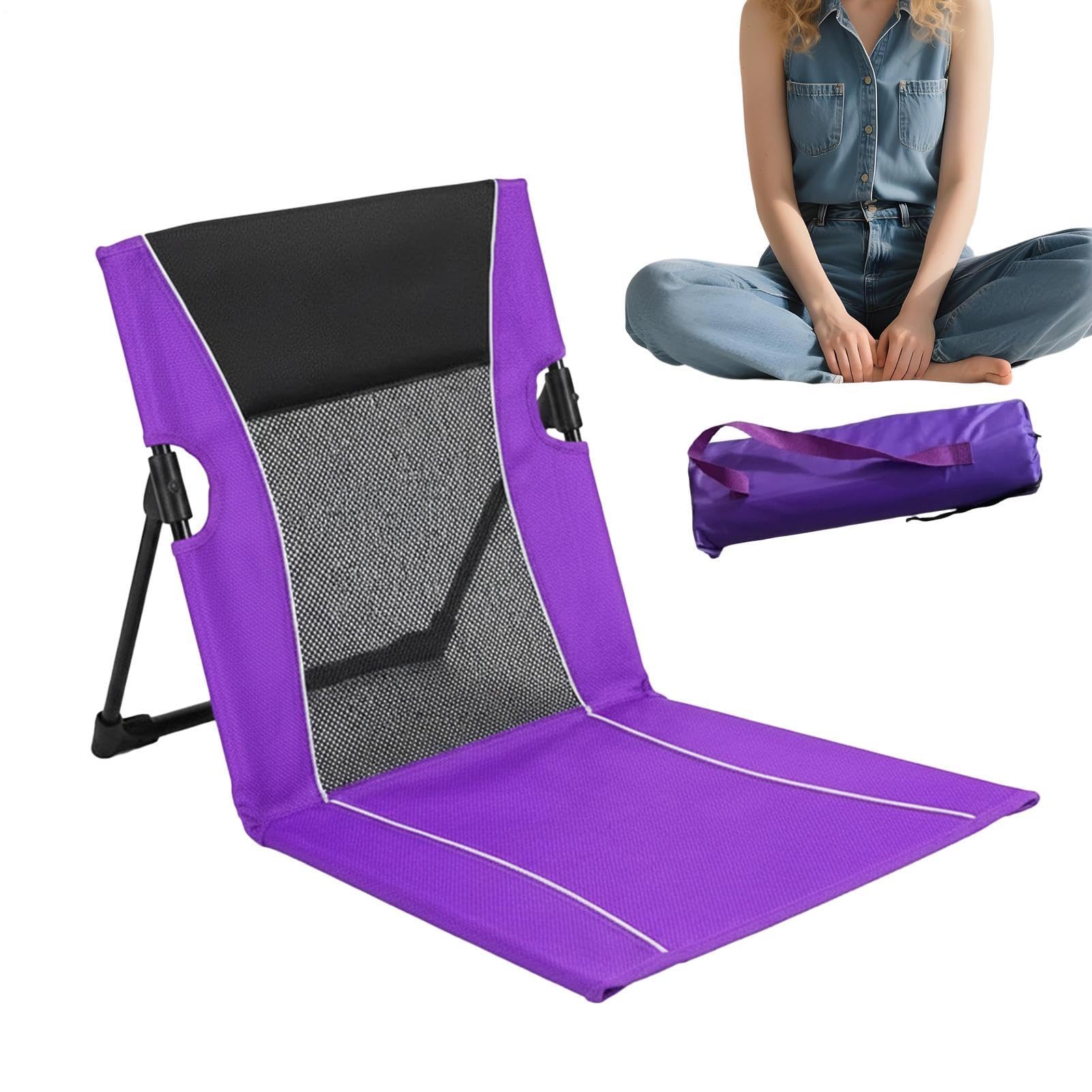 Chaise de plage légère pour camping pique-nique et concerts en plein air