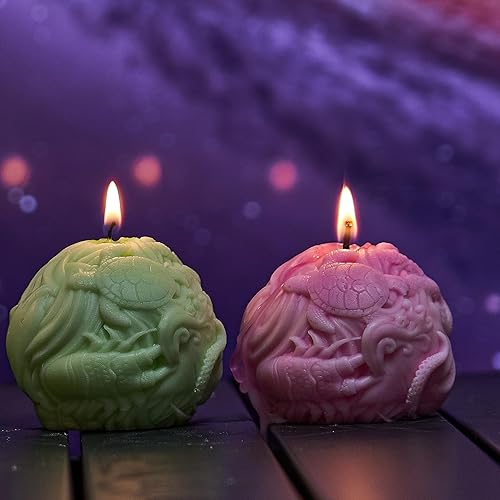 Miniatura 3 de Molde de resina de bola de mar, molde de resina de ballena, moldes de fundición de resina para joyería de animales, molde de silicona hecho a mano