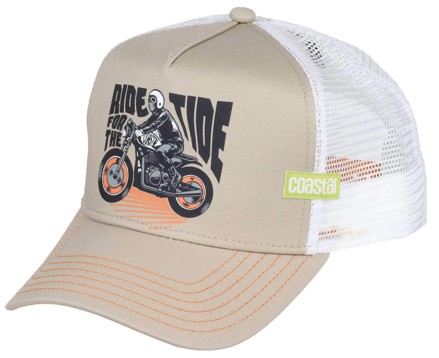 Cappellino Coastal SlowRide, Trucker Meshcap, Unisex, Cotone E Poliestere, Look Surfista, Chiusura Regolabile - 2