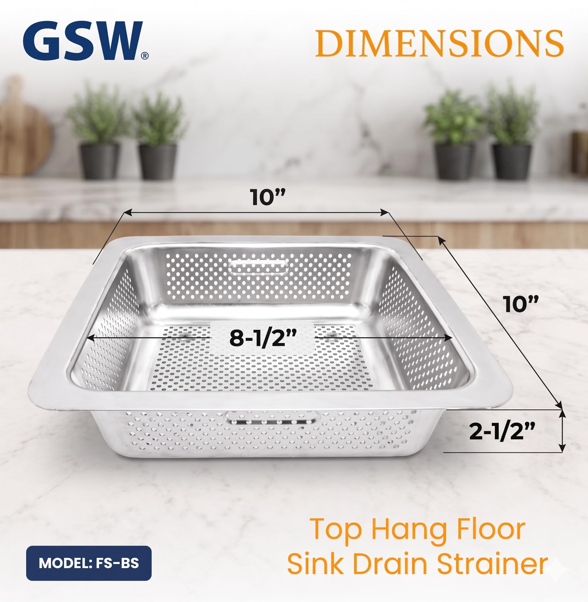 buyandsellstuffhere　SN10＋スポンジ＋Cベース Amazon.com: GSW FS-BS Stainless Steel Floor Sink Drain Strainer 10