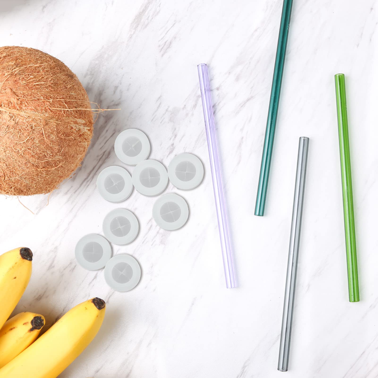 GLEAVI Bouchons De Paille En Silicone Pour Couvercle De Bocal