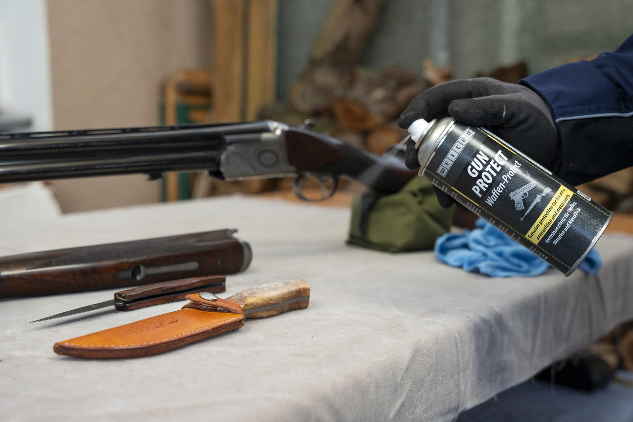 WEICON Waffen Protect 400 ml, preparat antykorozyjny do broni, ochrona przed rdzą i wilgocią, idealny do długotrwałej konserwacji broni