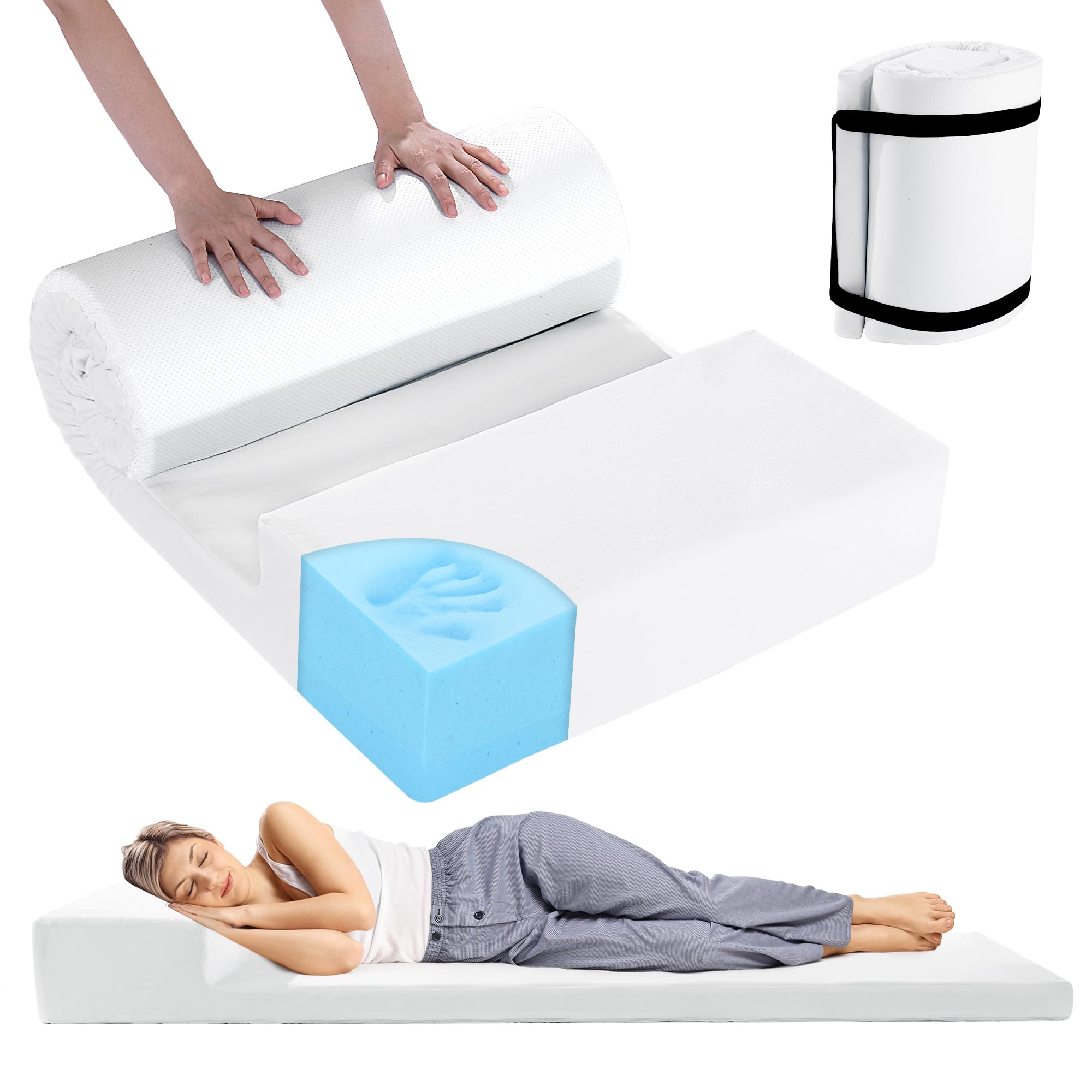 HOMBYS Camping Pad with Pillow