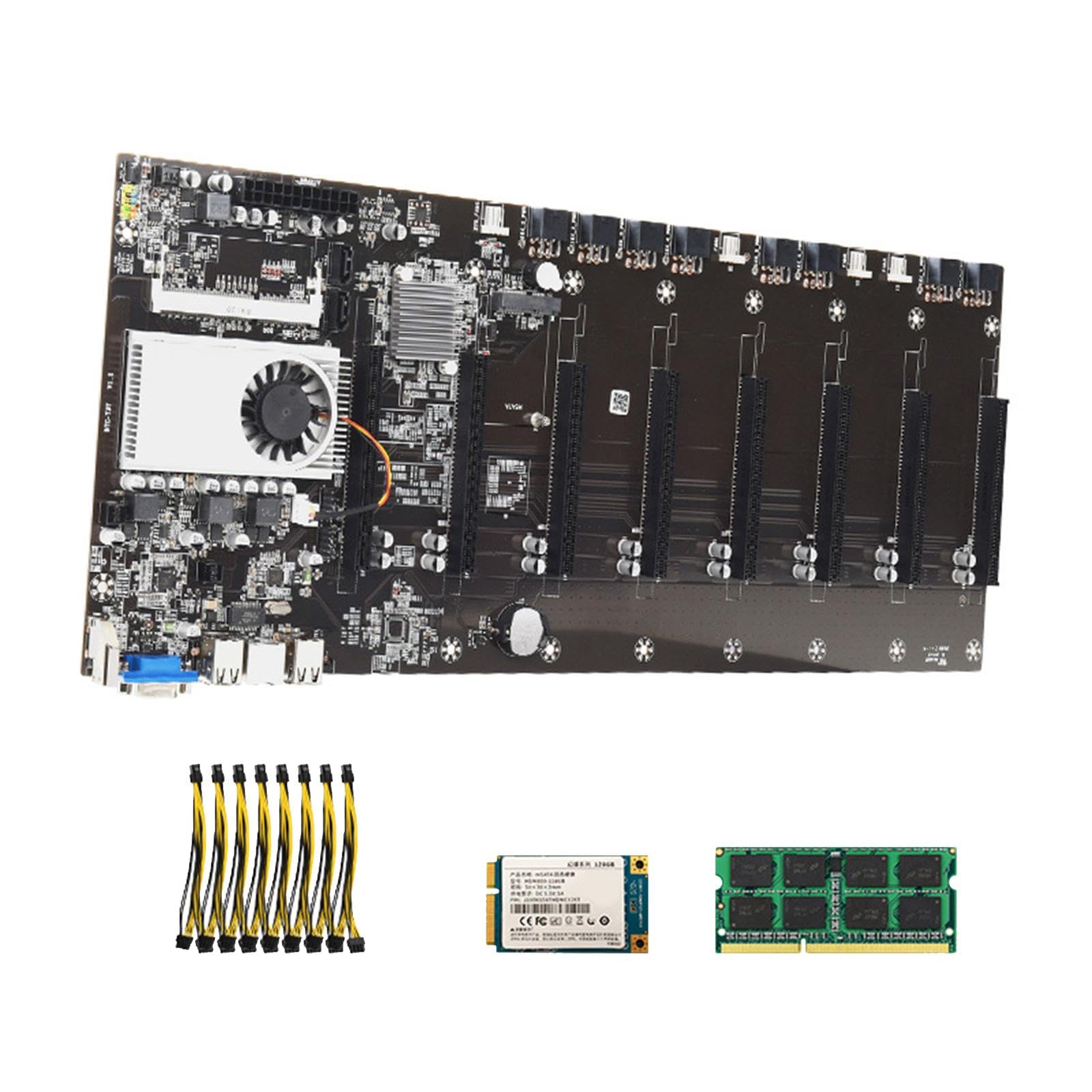 THE STYLE SUTRA® BTC-T37 Graphics Motherboard CPU Set DDR3 Miner with 4G RAM 128G Hard Drive | Computers/Tablets & Networking | Computer Components & Parts | Motherboard & CPU Combos-picture-18
