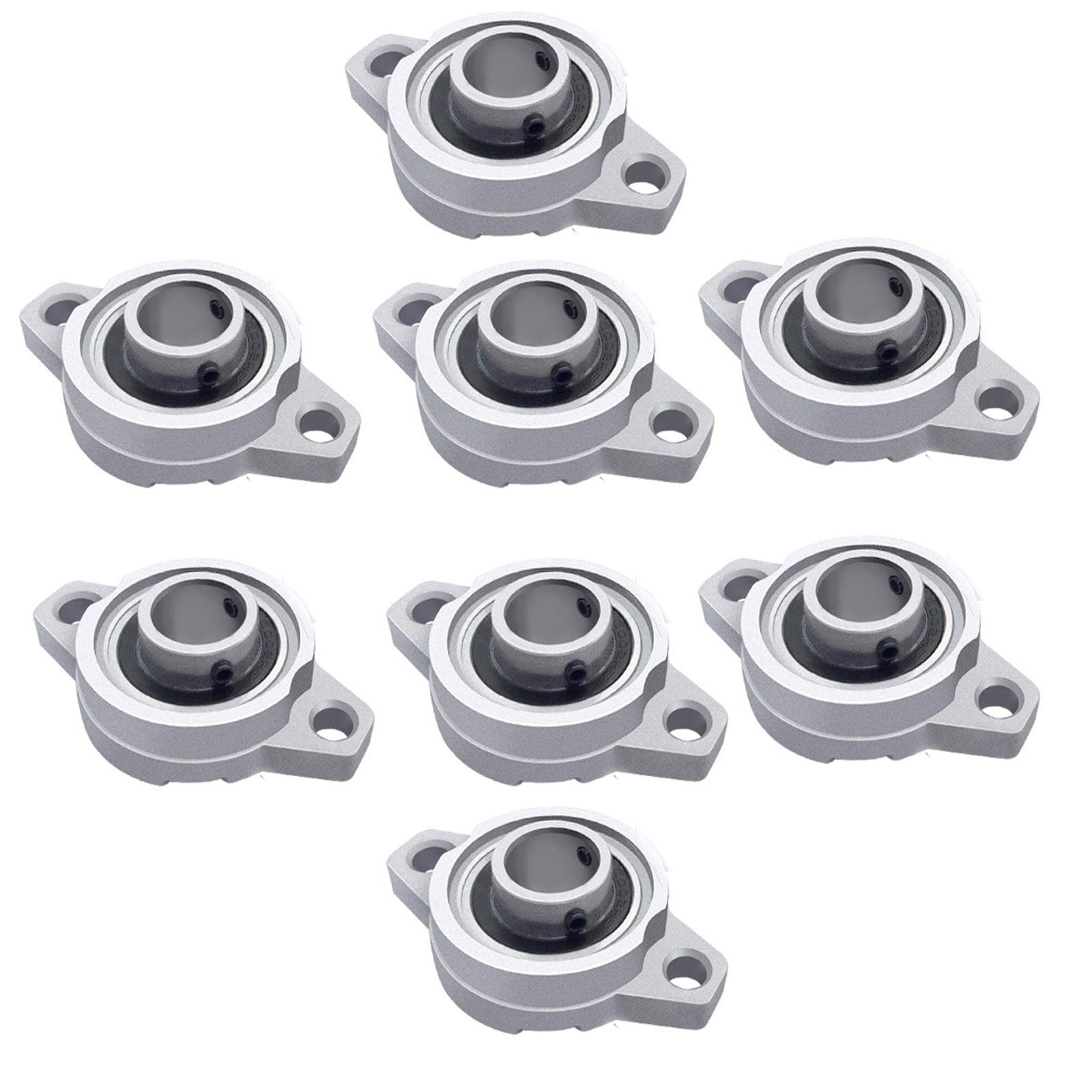 8 cojinetes de bloque de almohada de aleación de zinc con cojinete de brida de cojinete de cojinete automático KP08 (8 mm)