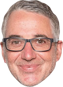 Stone Gossard Smile Celebrity Mask, Flat Card Face, Fancy Dress Mask