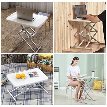 Amazon | 昇降式テーブル スタンディングデスク 折り畳み ロー