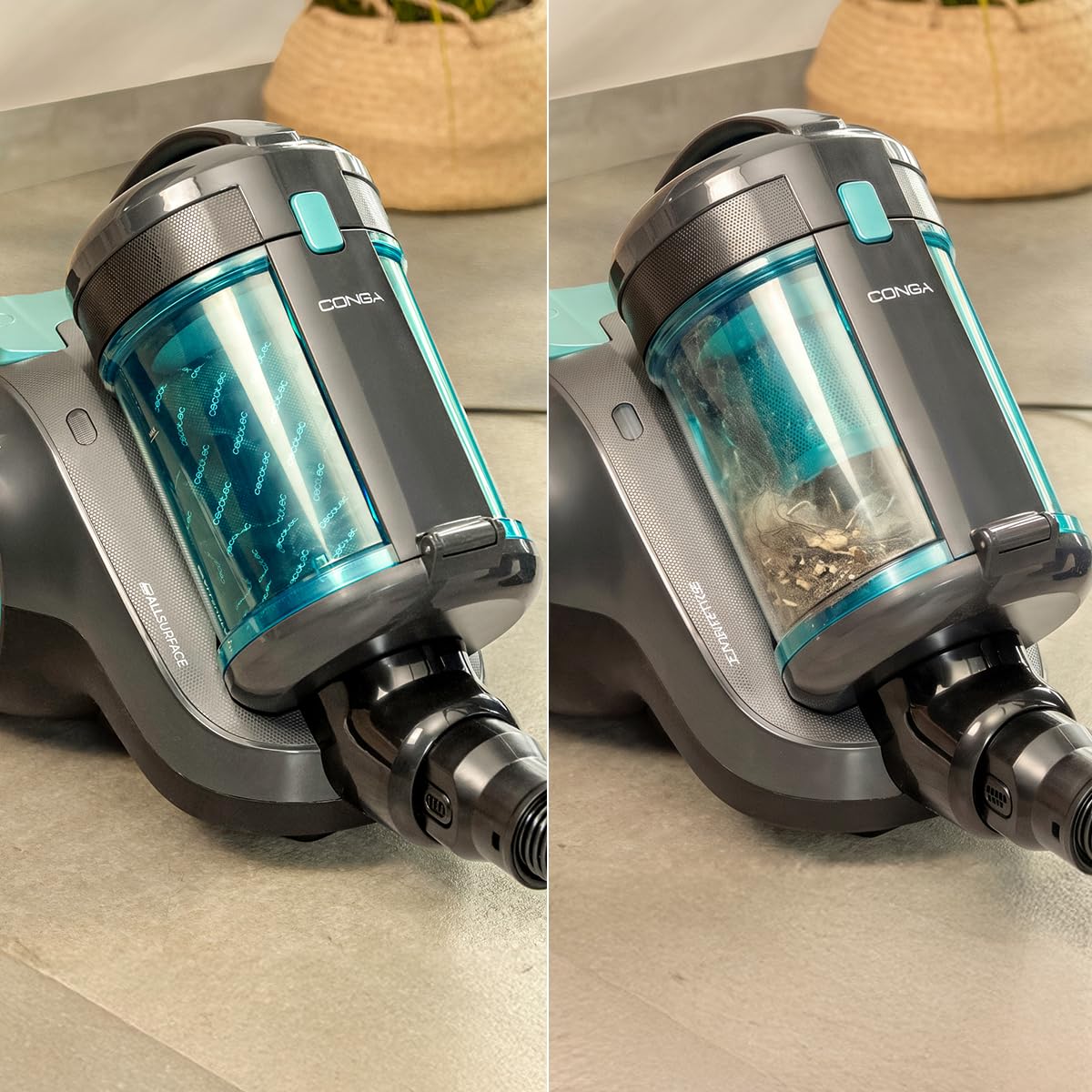 Cecotec Aspirateur Traîneau avec Sac Conga Rockstar Cyclonic Powerbag, 900W