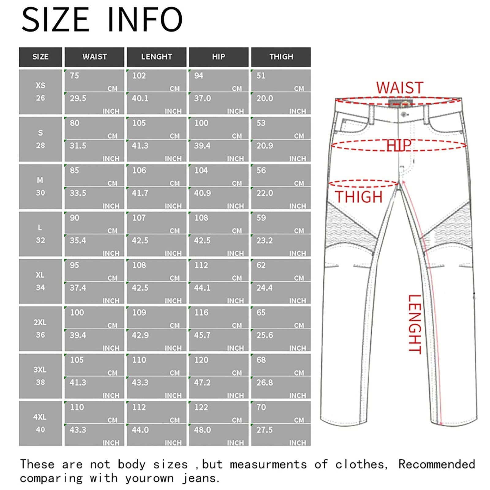 CLSQLXYJZC Jeans da Moto da Donna, con Armatura Rimovibile e Jeans Protettivi Multitasche, Sport all'Aria Aperta con Fodera di Protezione Pantaloni Anti-Goccia Elasticizzati per Donna