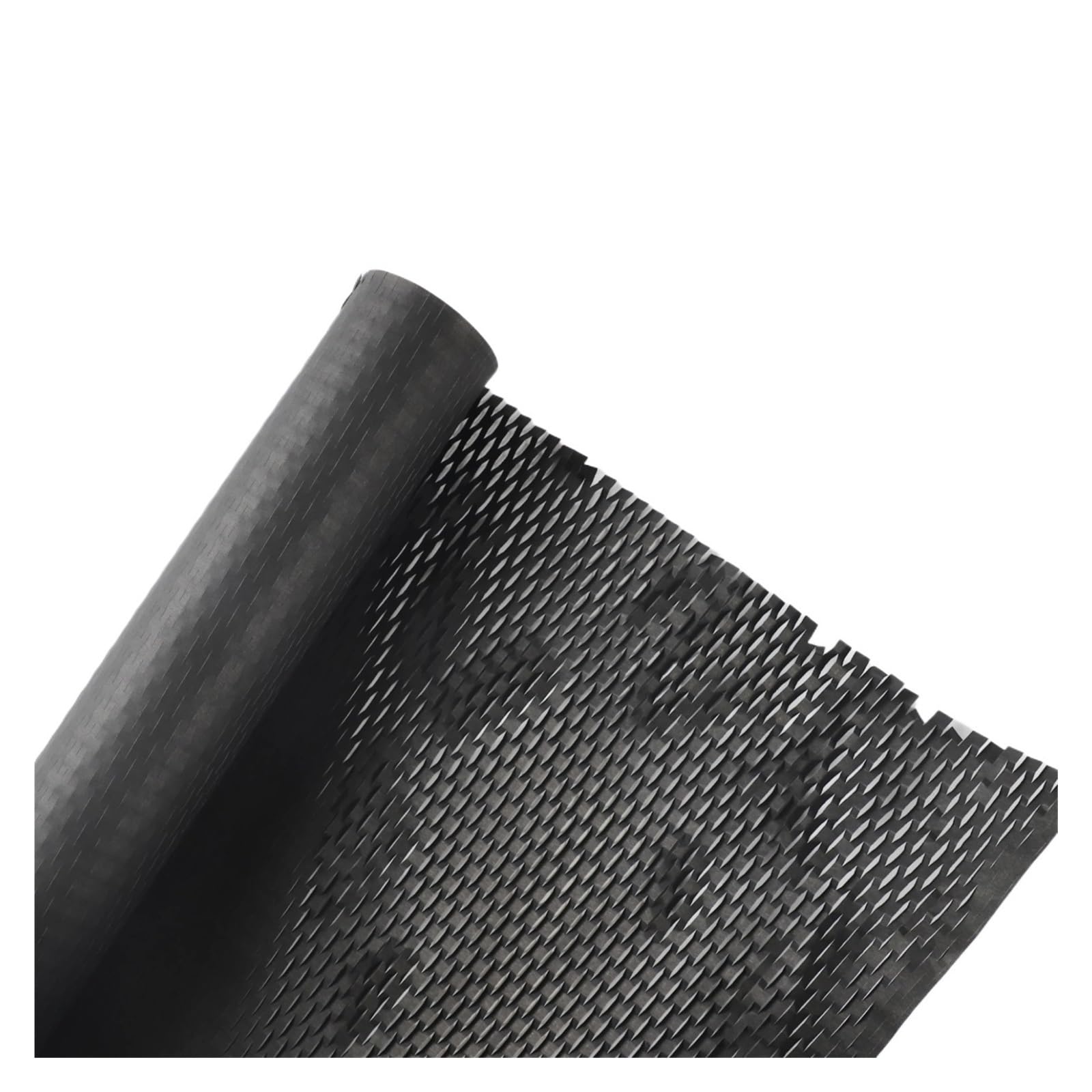 Honeycomb Paper Roll 30CMX5M Honeycomb Paper, Shockproof Buffer Packaging, Degradable Protection Kraft Flower(Black 30CMX5M)
