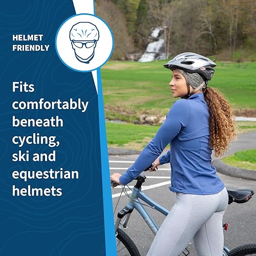 Miniatura 6 de TrailHeads - Diadema para mujer diseño de cola de caballo con banda para la oreja que absorbe la humedad ideal para correr