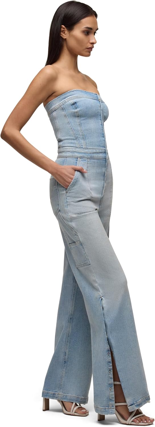 HUDSON womens Bustier Cargo Jumpsuit - Image 2