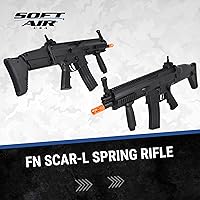 Vista 6 de Soft Air SCAR-L Licenciado Rifle de Airsoft de Tamaño Completo Accionado por Resorte, Negro
