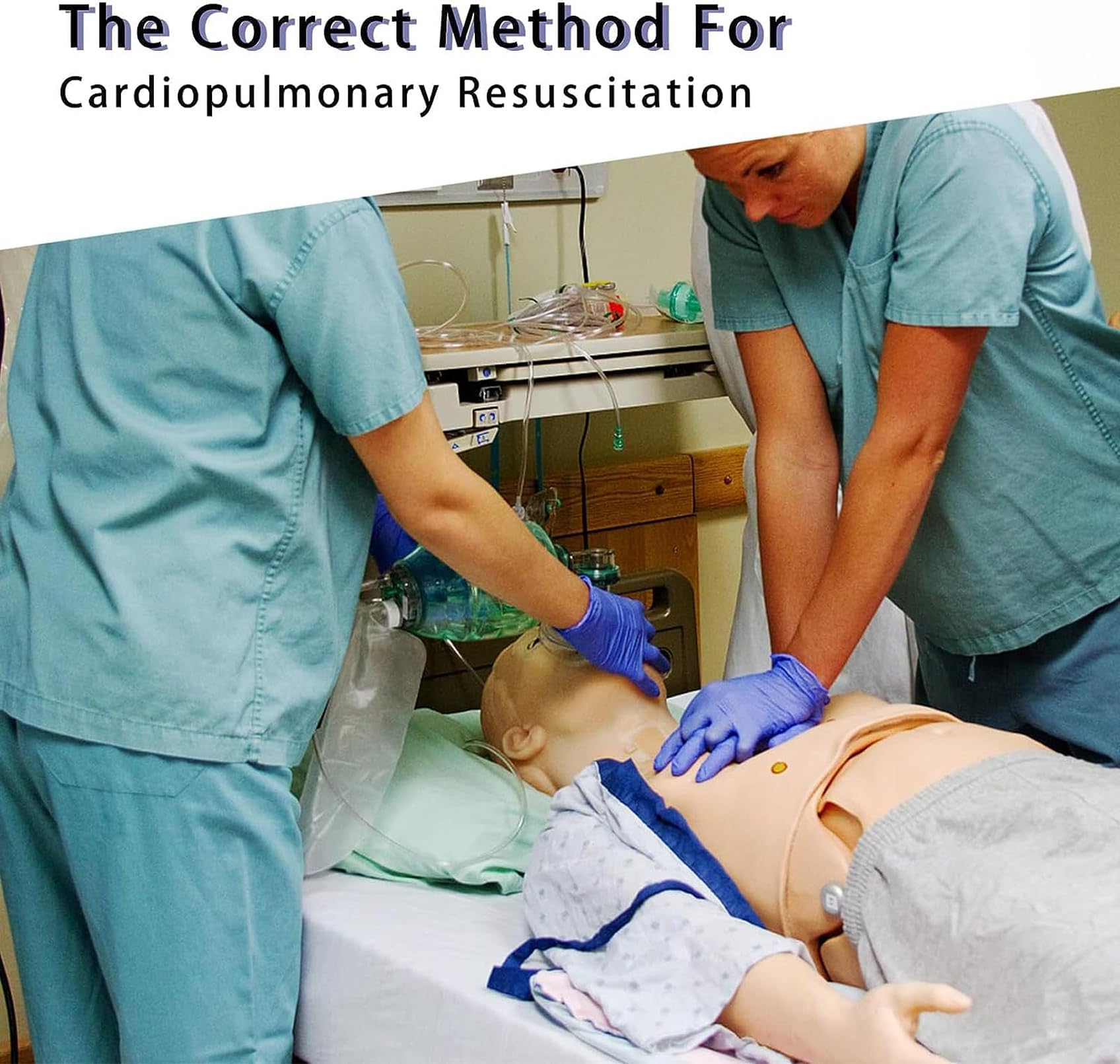 Kit de entrenamiento de RCP, maniquí de cuerpo completo para médicos, enfermería, primeros auxilios, práctica de rescate, maniquí profesional para entrenamiento sanitario y respuesta a emergencias