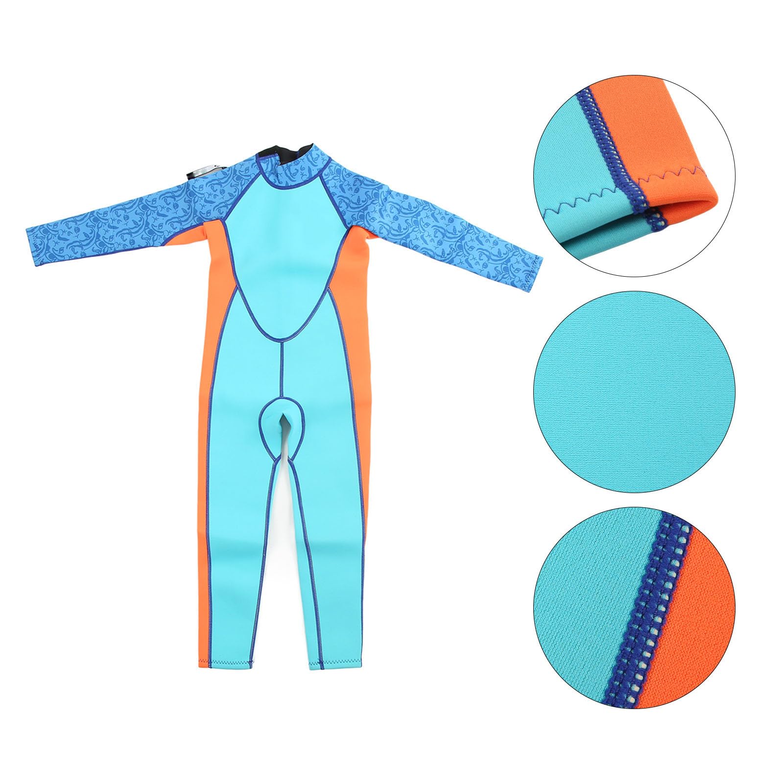 Pssopp Traje de Neopreno para Niños, Neopreno Traje de Surf para Niños Protección Solar para Nadar para Bucear (Tamaño 10)