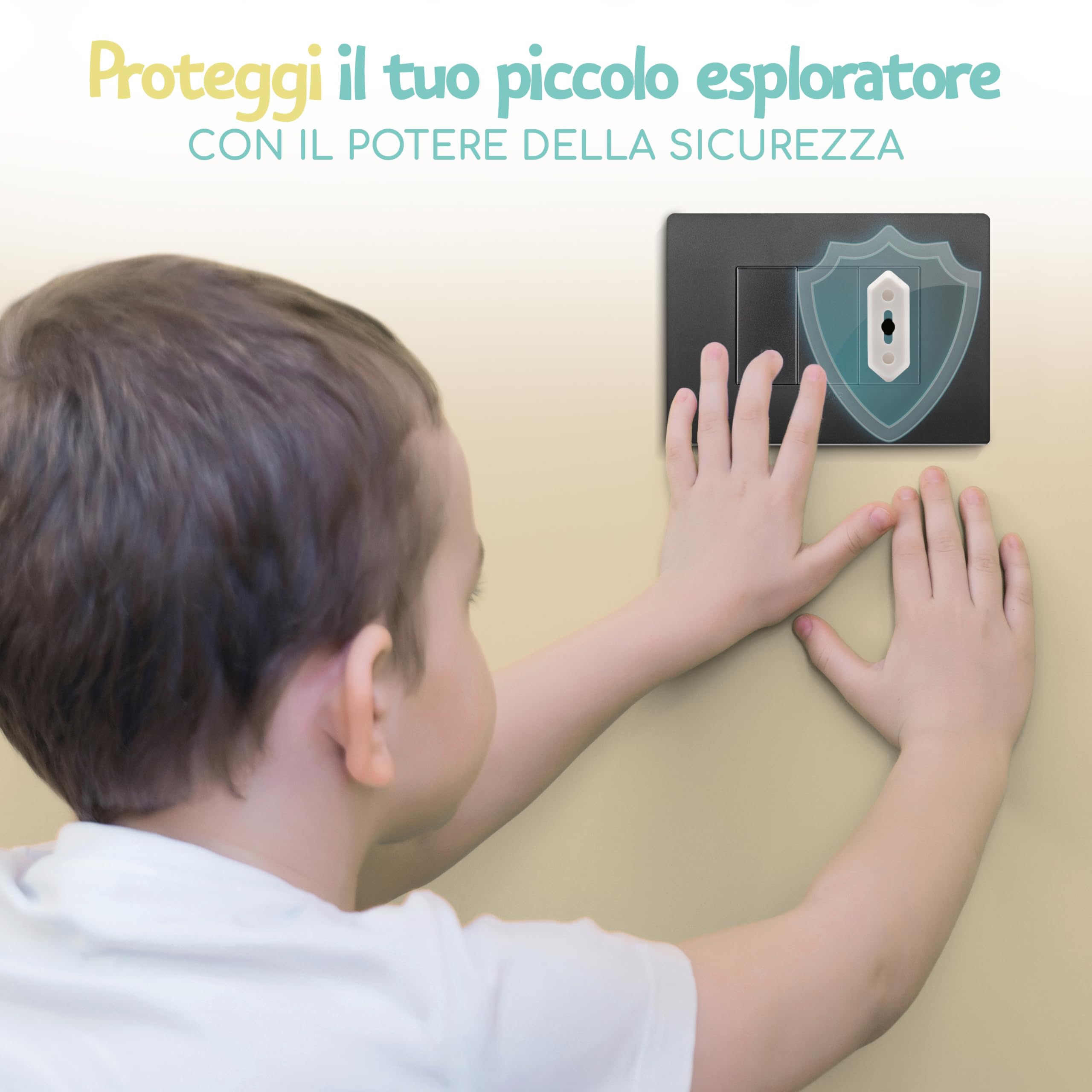 Set 20 Copriprese per Bambini Universali + 2 Chiavi