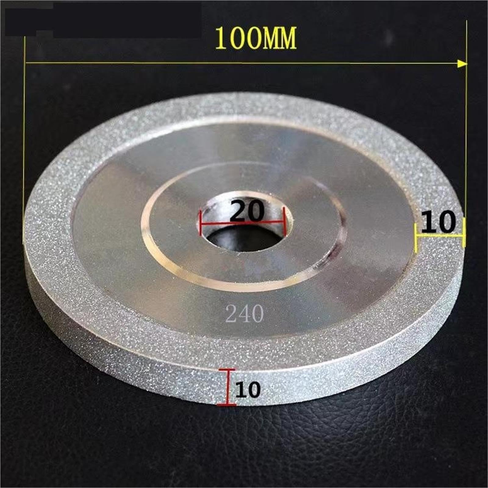 Máquina pulidora, Herramientas De Corte Fresado Acero Tungsteno, Afilador Discos Diamante, 2 Uds(100 mesh)