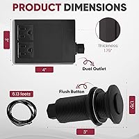 Vista 6 de Reemplazo Disposición Air Interruptor recortar en cobre envejecido)