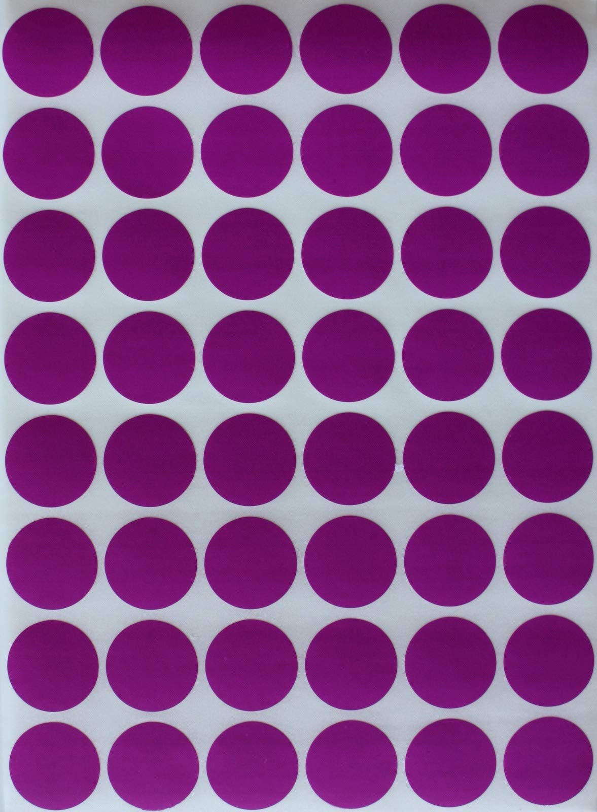 Royal Green Color-Coding Labels Dot Sticker 11/16" Inch Colored Labels for Inventory for Office & Home (17mm), 4800-Pack (Purple)
