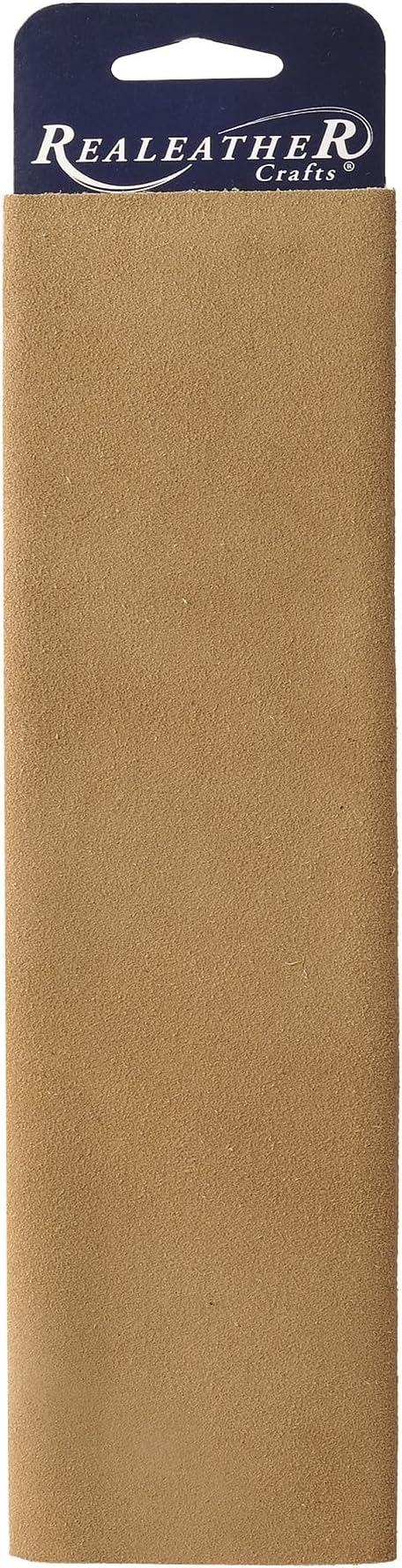 Realeather Trim Piece, Beige Suede Leather