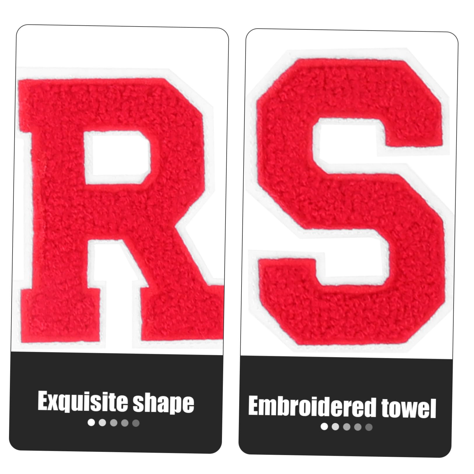 HOMSFOU 3 Set Toppe Ricamate Decorative Per Abbigliamento E Accessori Patches Termoadesive Per Giubbotti Jeans E Borse Per Riparazioni E Creazioni Fai Da Te 26 Pezzi*3