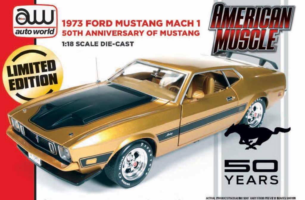 1973 Ford Mustang Mach 1 Golden 50th Anniversary of Mustang