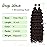Eerya Long Curly Braiding Hair 16 Inch 2 Packs Deep Ocean Wave Crochet Hair for Black Women Deep Wave Braiding Hair for Boho Braids16 inch, 4