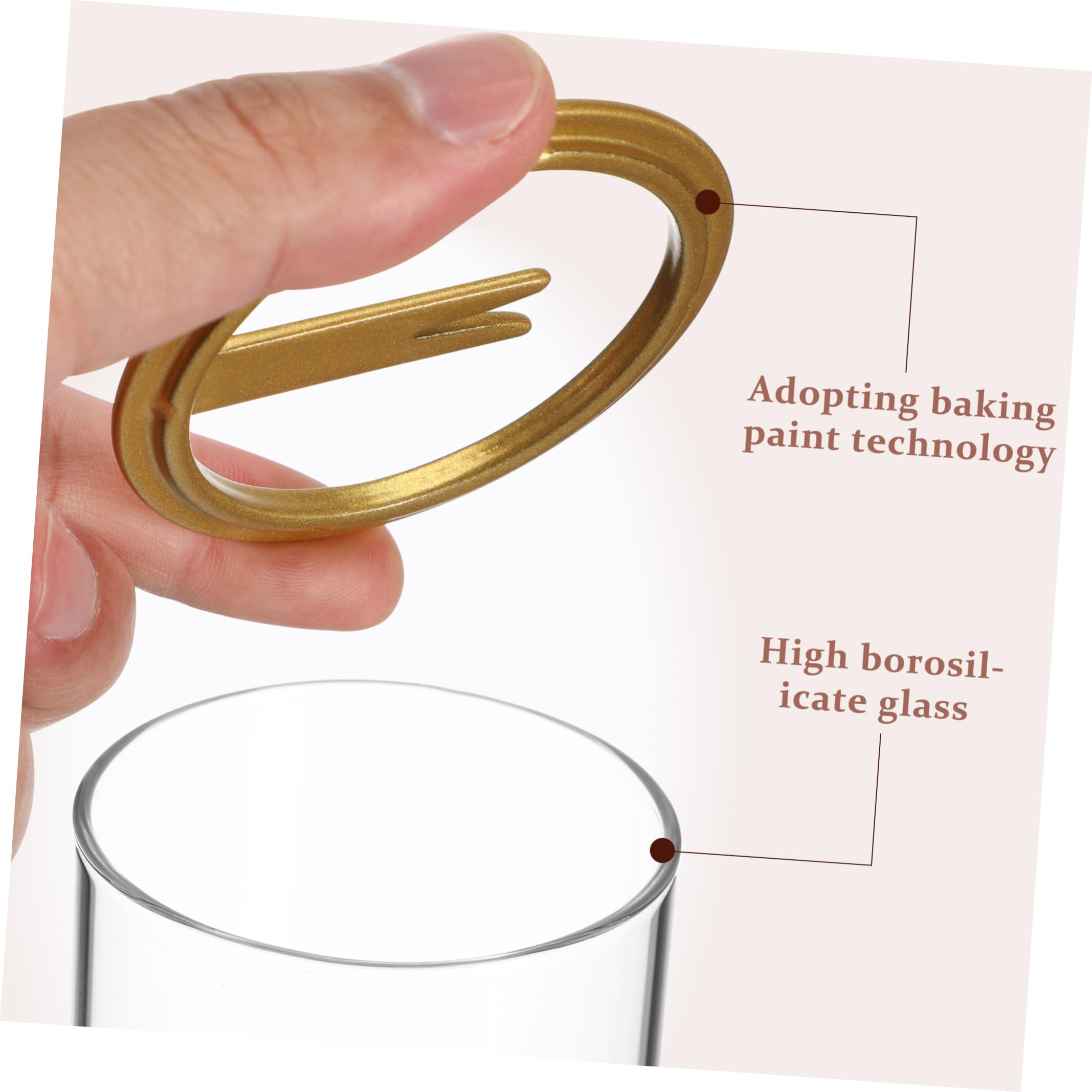 Amosfun Porta Incenso Capovolto per Bastoncini Raccogli Cenere in Vetro e Supporto in Carbonio, Anti-cenere e Stabile, Kit 2 Pezzi per Casa, Yoga e Spa