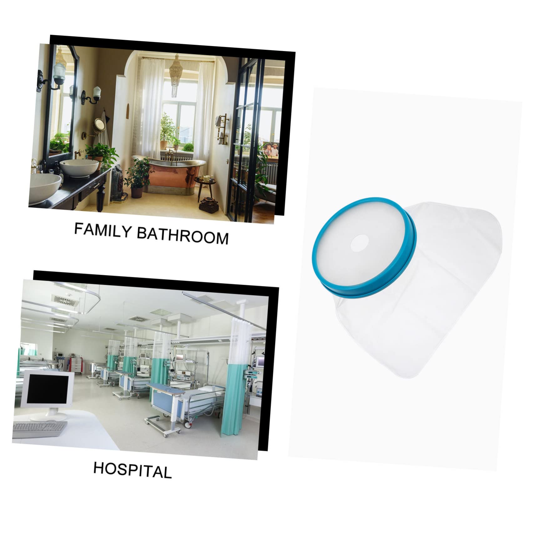 1pc Waterproof Case Foot Shower Leg Cast Sock Foot Shower Broken Foot Covers Cast Cover Leg Cast Cover Adults Foot Cast Cover Bandage Blue HAPINARY