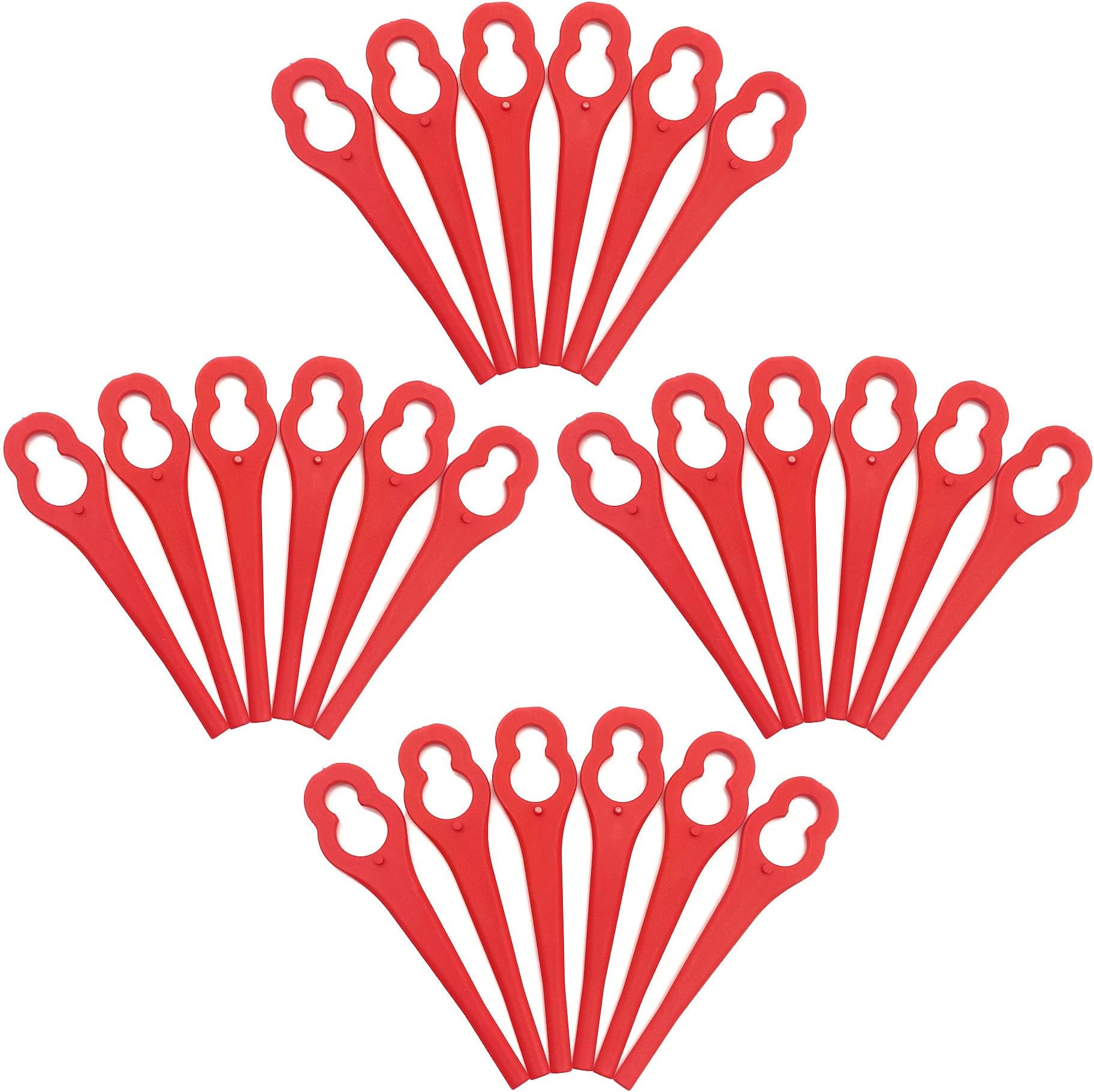 – 50Pcs Plastic Replacement Blades Compatible with Vonhaus Grass Trimmer