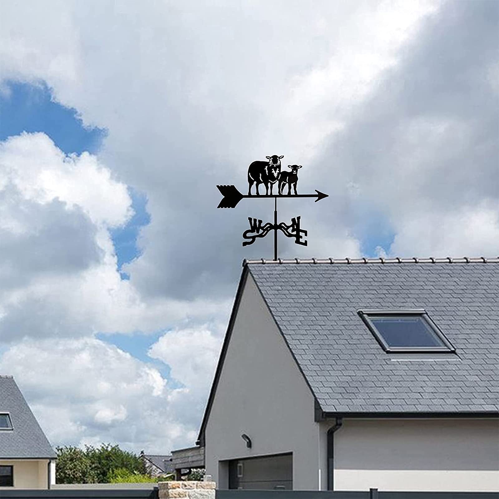 Boerderij scène met dierenboerderij cartoon stijl | Premium Vector