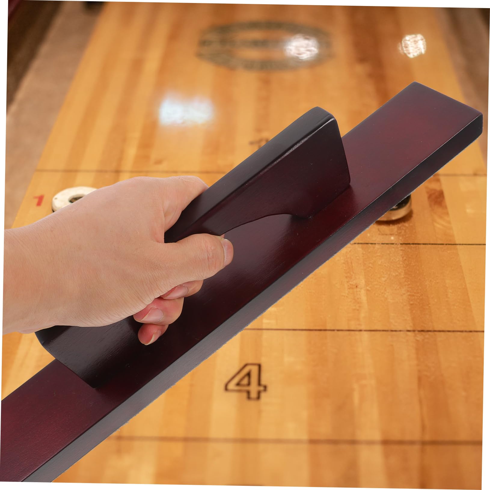 Happyyami 4pcs Shuffleboard Brush Cleaning Brush for Shuffleboard Table Cleaning Tools