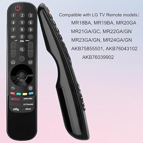 Miniatura 5 de Repuesto para control remoto LG TV, para todos los controles remotos LG 2019-2024 para televisores inteligentes, compatible con MR21222324GA TV