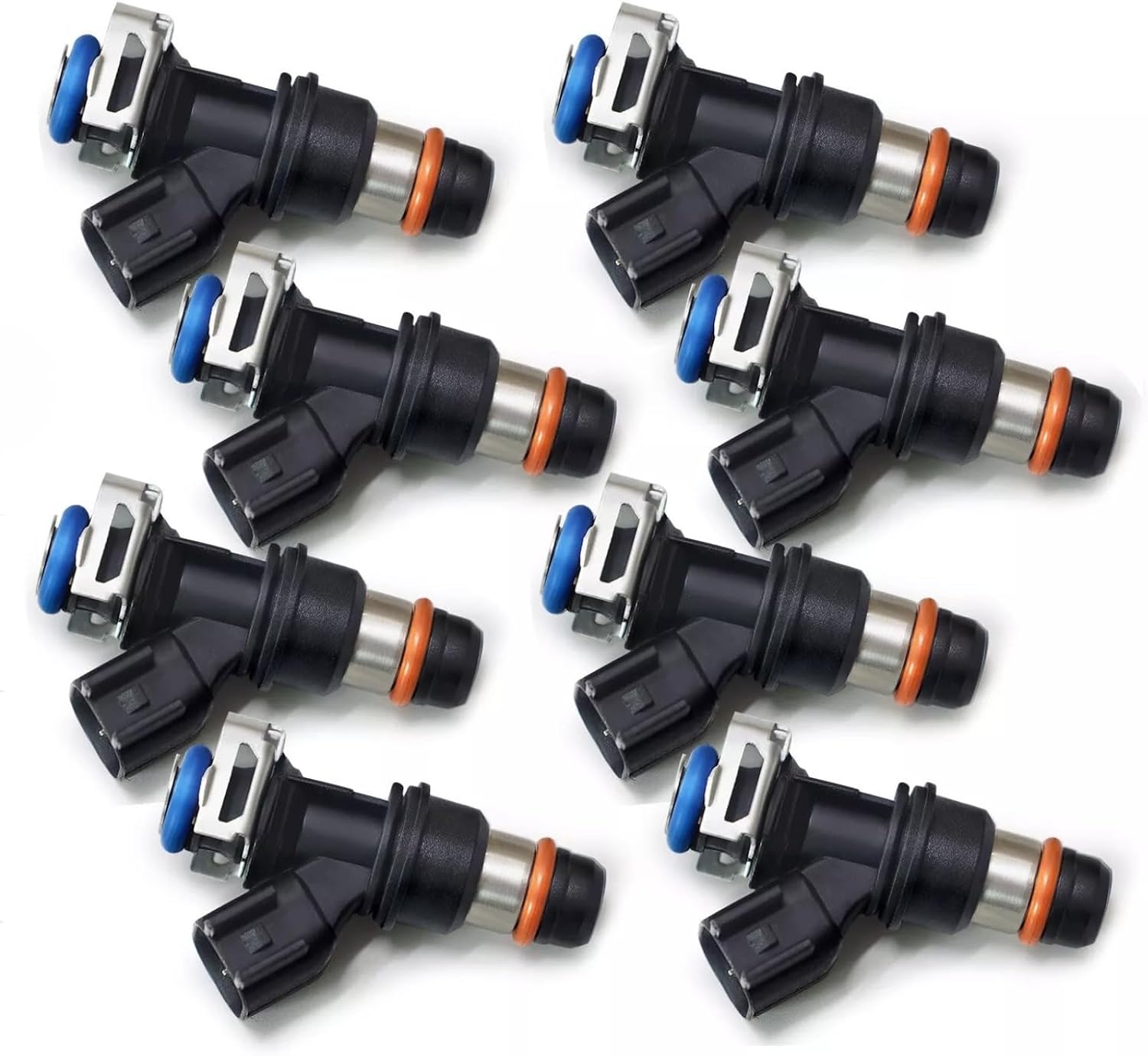 12580681 Fuel Injectors for Chevy Silverado/GMC Sierra 1500 4.8L/5.3L GAS 2007 2008 2009 for Tahoe Suburban Express for Sierra 2500 3500 Yukon Savana 2 Holes, Replace OE FJ887 19421333