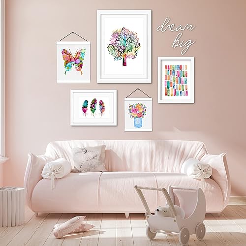 Vista 88 de Americanflat Decoración de pared de 14 x 10.5 pulgadas, decoración de pared de metal de anclaje para dormitorio, decoración moderna de pared