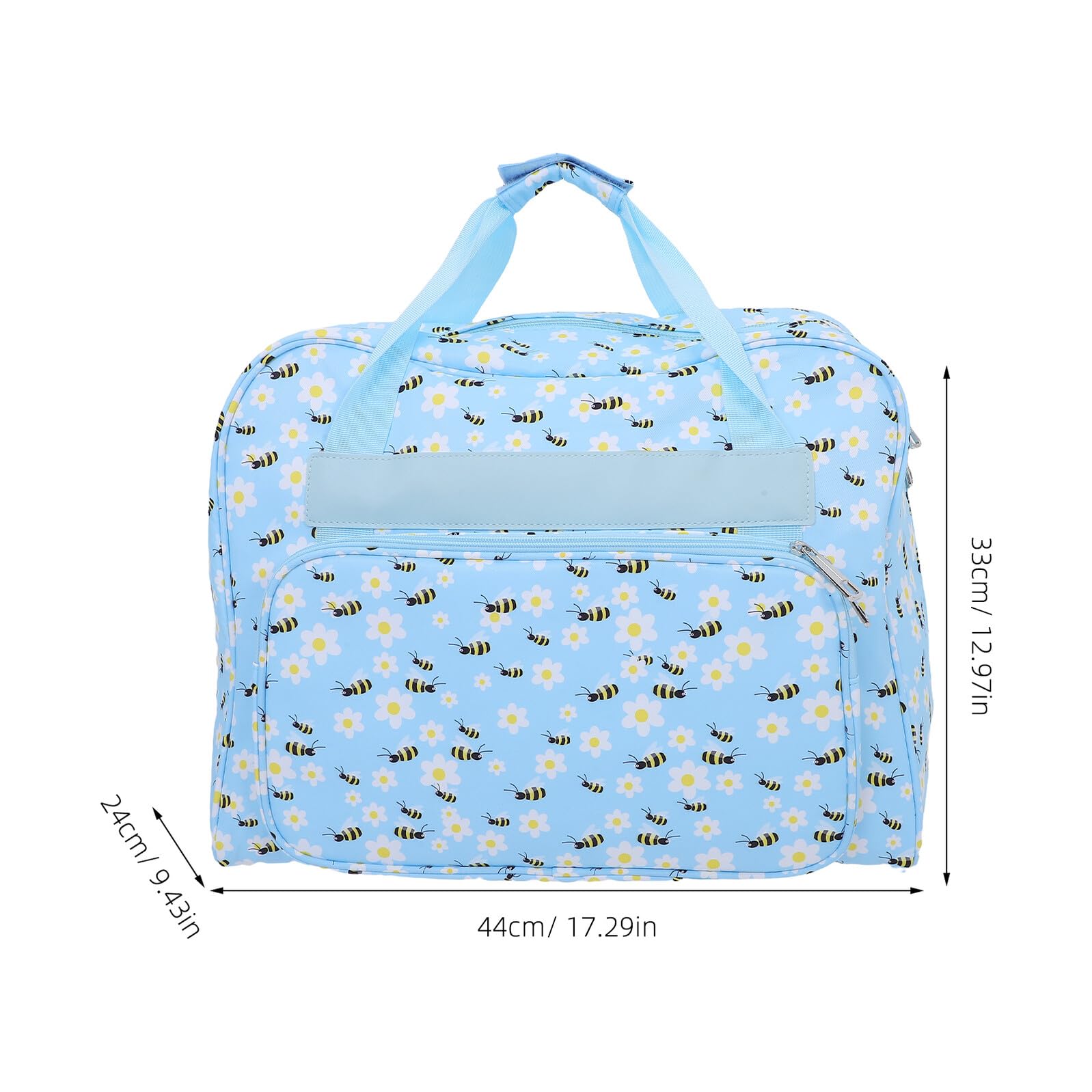 Gatuida Tragbare Nähmaschinentasche mit Trolley Multifunktionale Aufbewahrungstasche mit Mehreren Taschen Hängend und Platzsparend für Reisen und Strickzeug Organisation