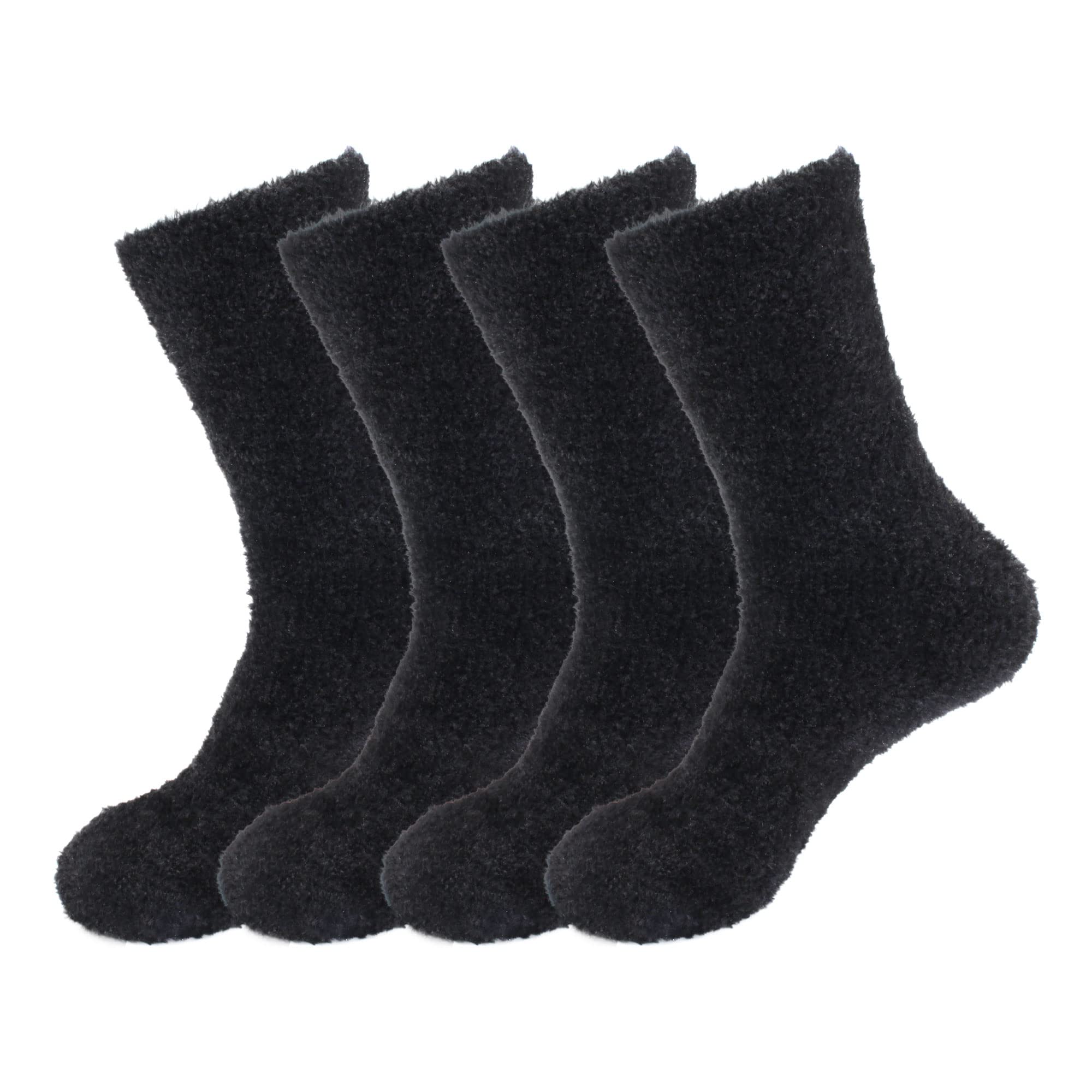 Chaussettes douces et légères effet plume BambooMN noir charbon - 8