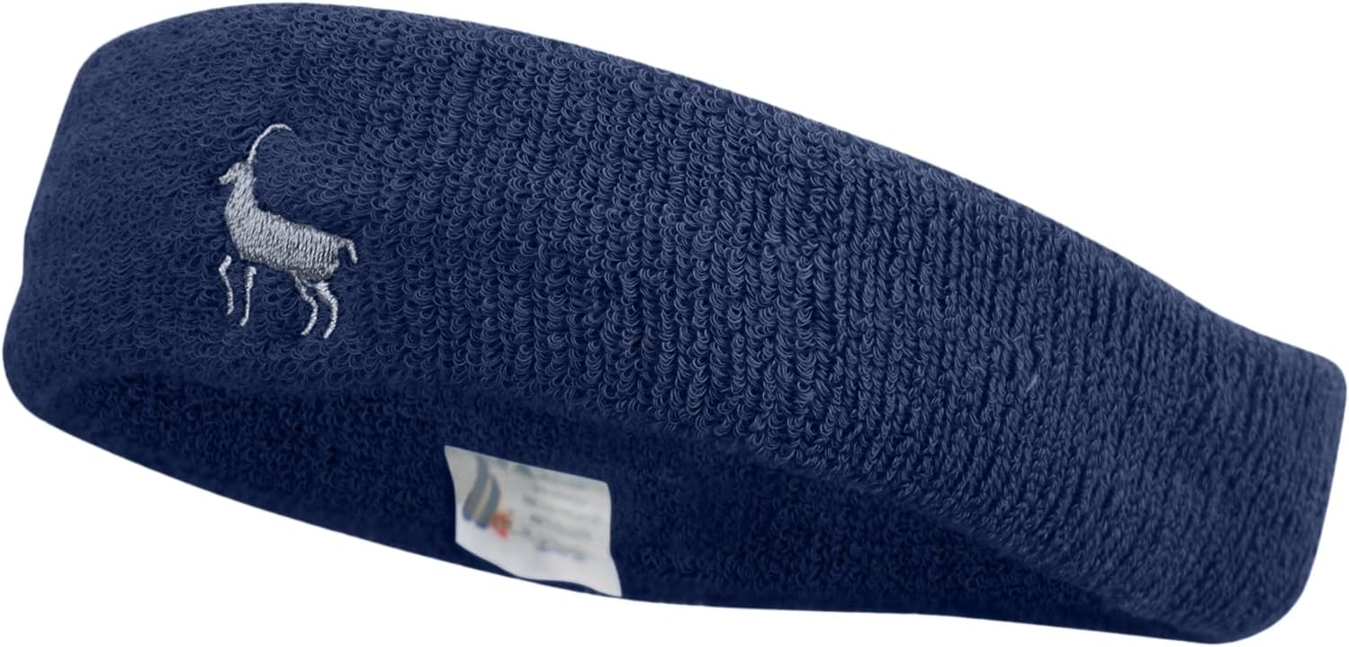 Mountain Goat Logo Embroidered Head Band (Terry)