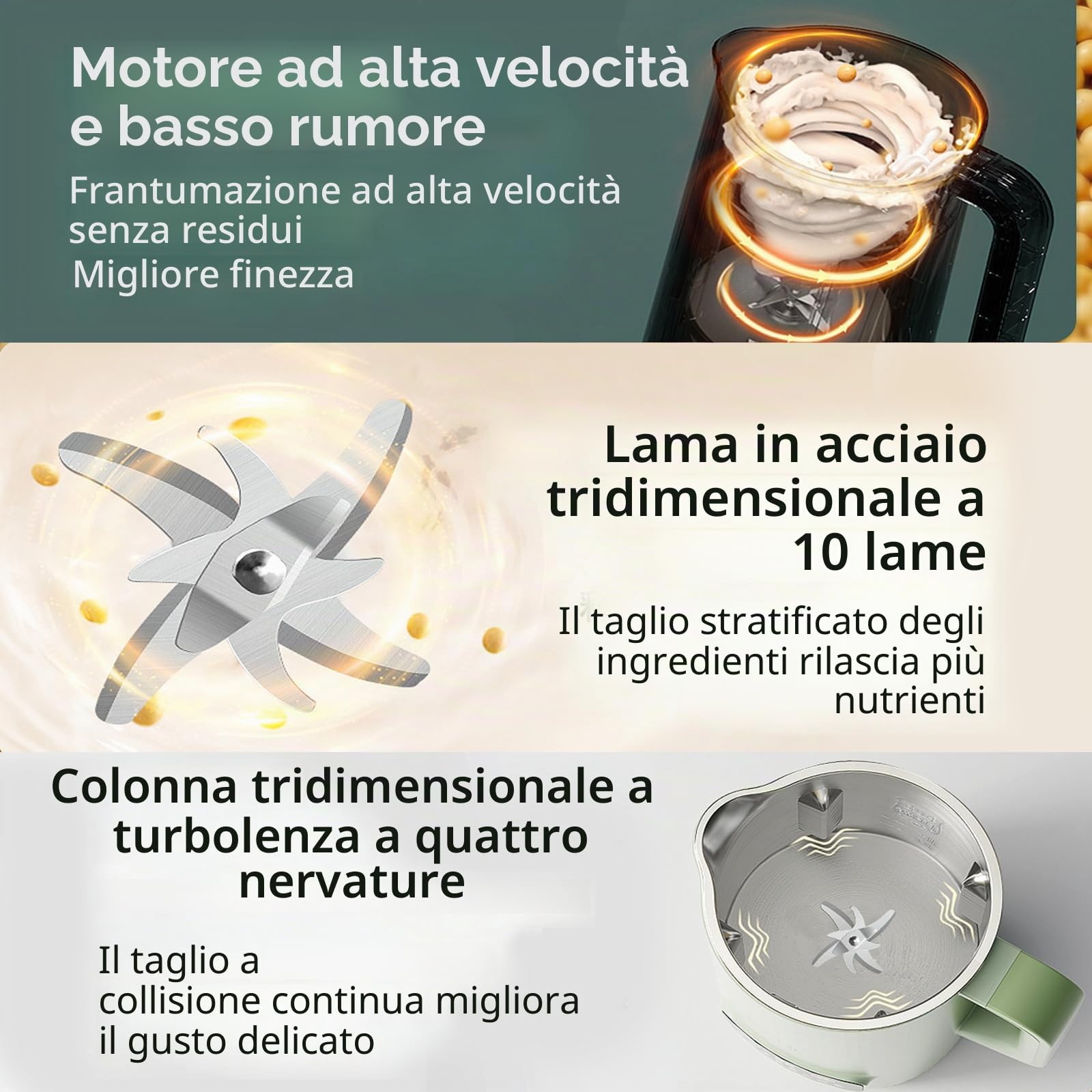 600W Macchina per Latte Vegetale, Macchina per Latte di Noci, Automatica 600ml, Programmabile Fino a 12H, 8 Programmi Automatici, per Avena, Soia, Noci, Frutta ecc Multifunzionale e Salute (Bianco)