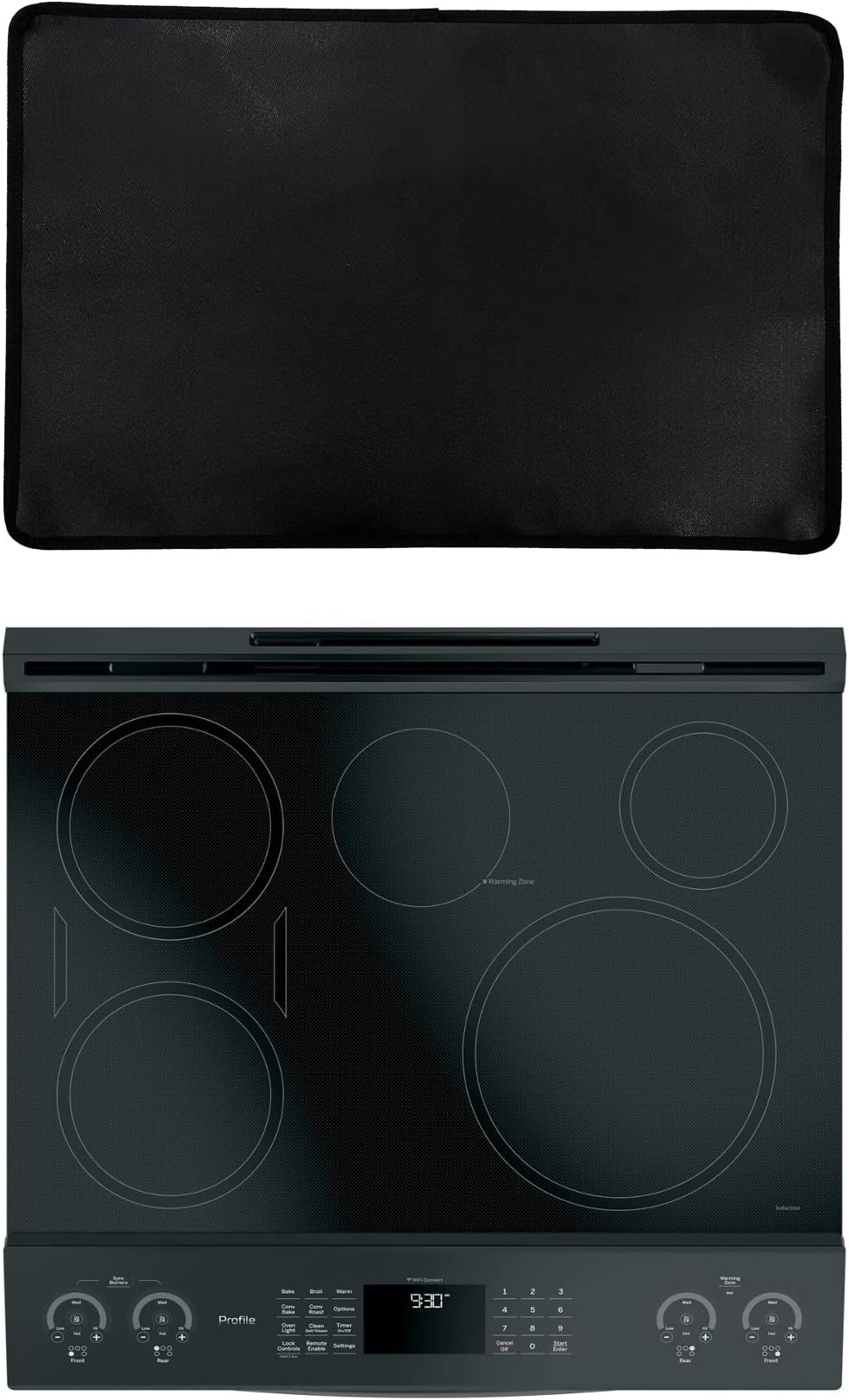 FireFly Home Custom Electric Stove Cover Compatible with LG