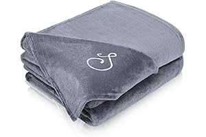 Personalized Fleece Blanket 60 x 80 Inches for Adults