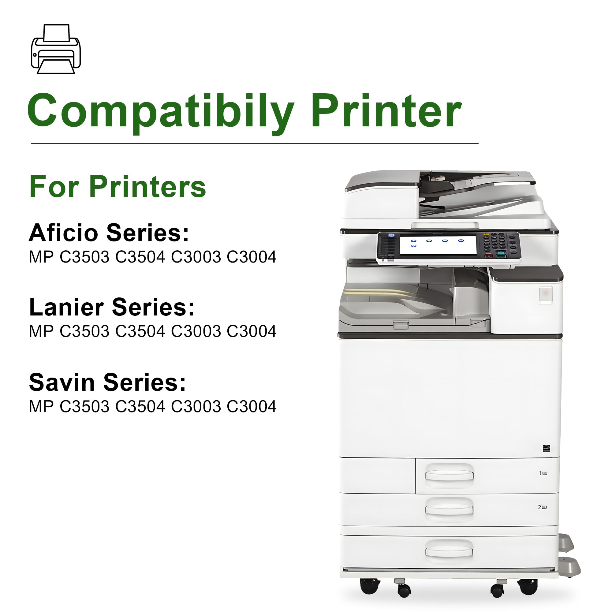 Amazon.com: rito4colors MP C3003 Toner Replacement for Ricoh