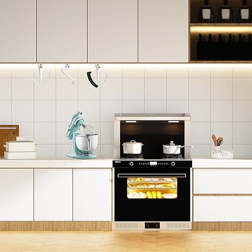 Miniatura 7 de KLOWOAH Soporte para batidora de pie compatible con accesorios Kitchenaid, para batidor plano, batidor de borde flexible, batidor de alambre,